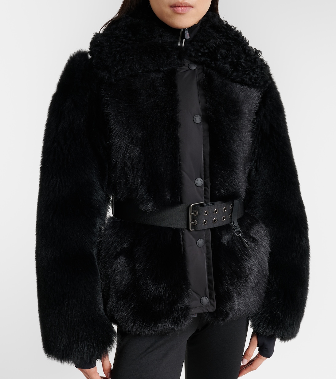 Valdivian shearling down jacket | Moncler Grenoble