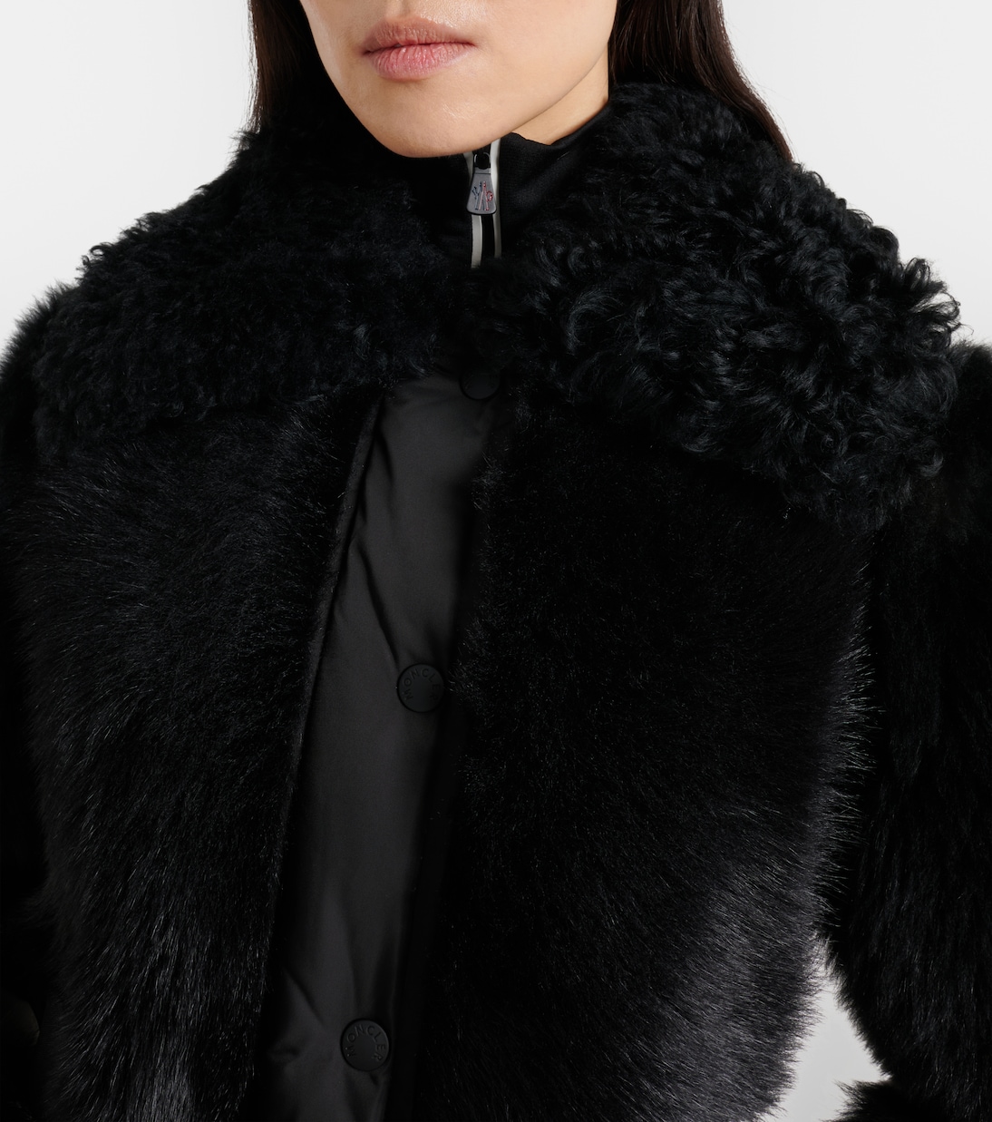 Valdivian shearling down jacket | Moncler Grenoble