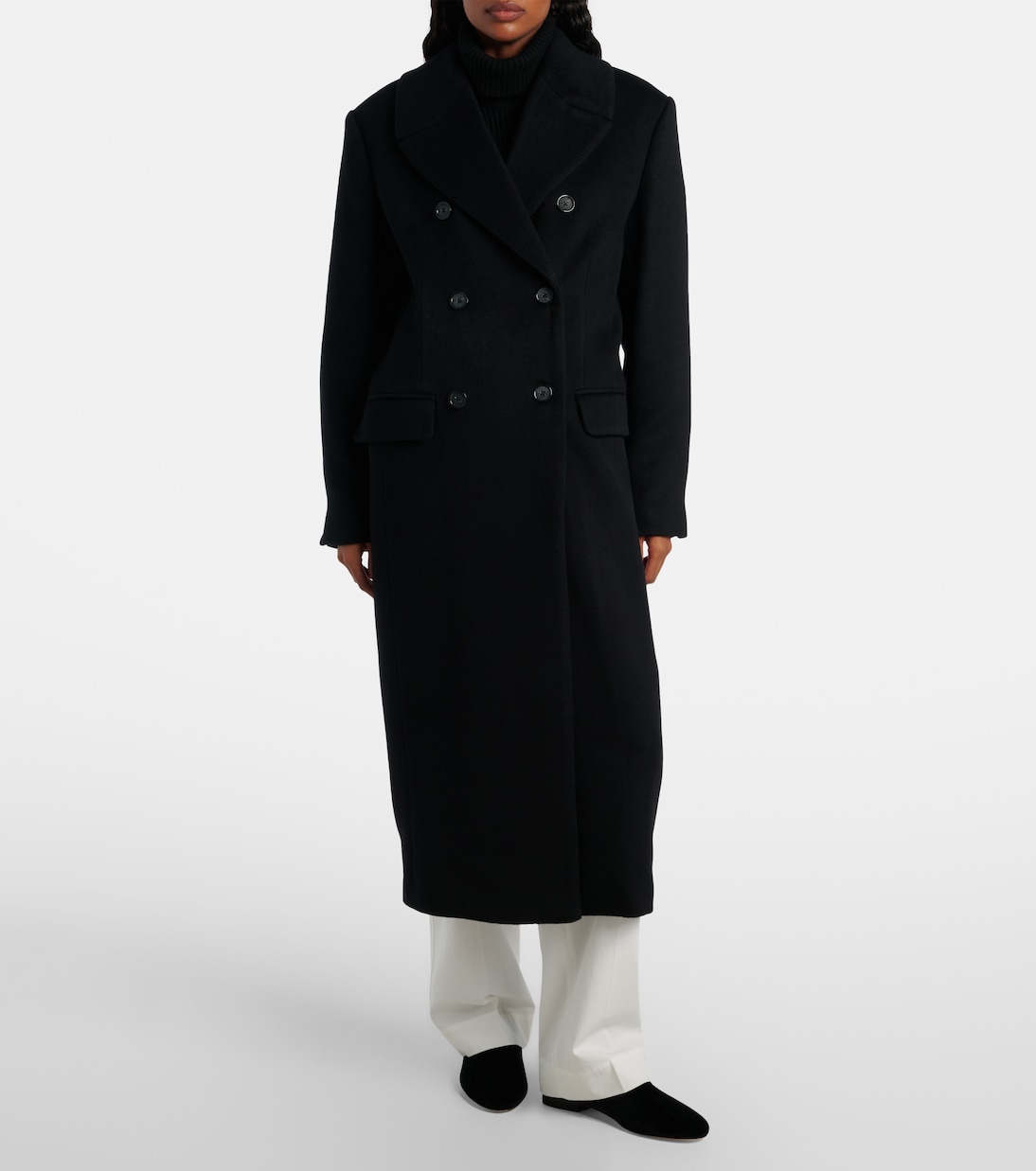 Double-breasted cashmere coat | Toteme