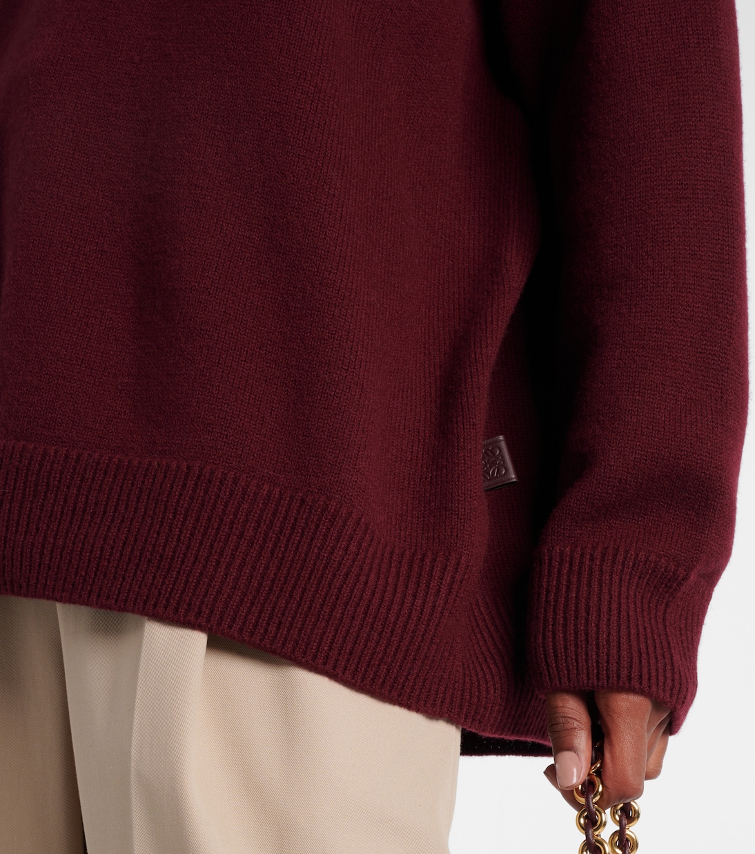 Trompe l'œil wool sweater | Loewe