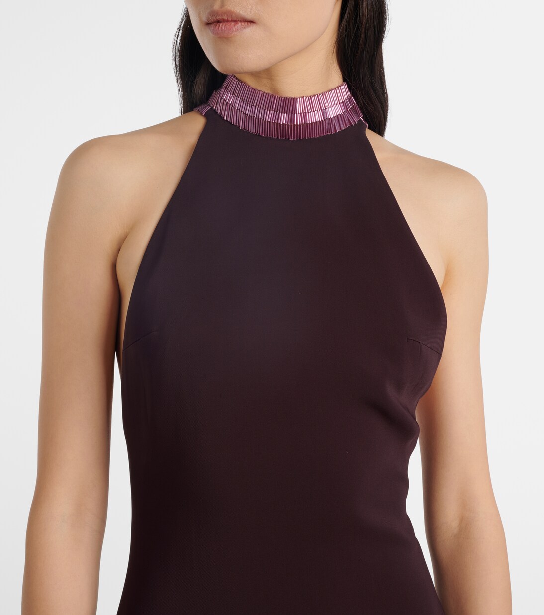 Embellished satin gown | The Attico