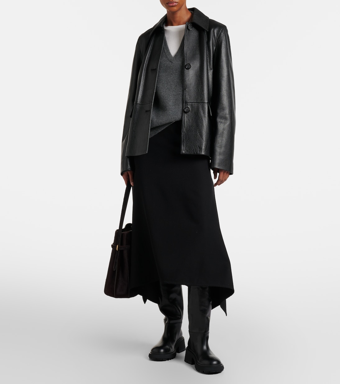 Tamsin leather knee-high boots | Jimmy Choo