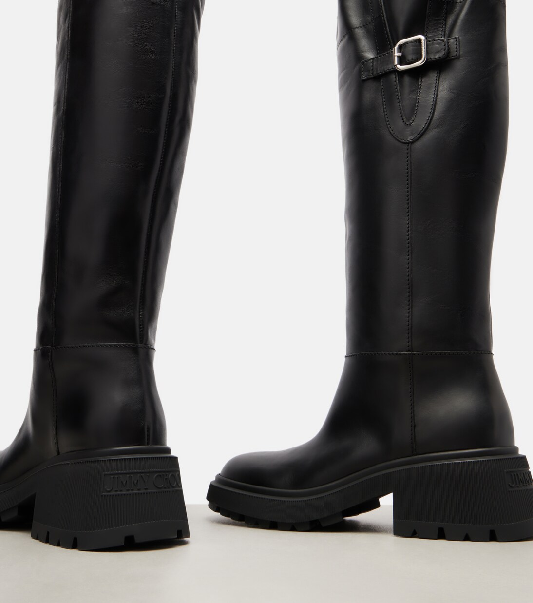 Tamsin leather knee-high boots | Jimmy Choo
