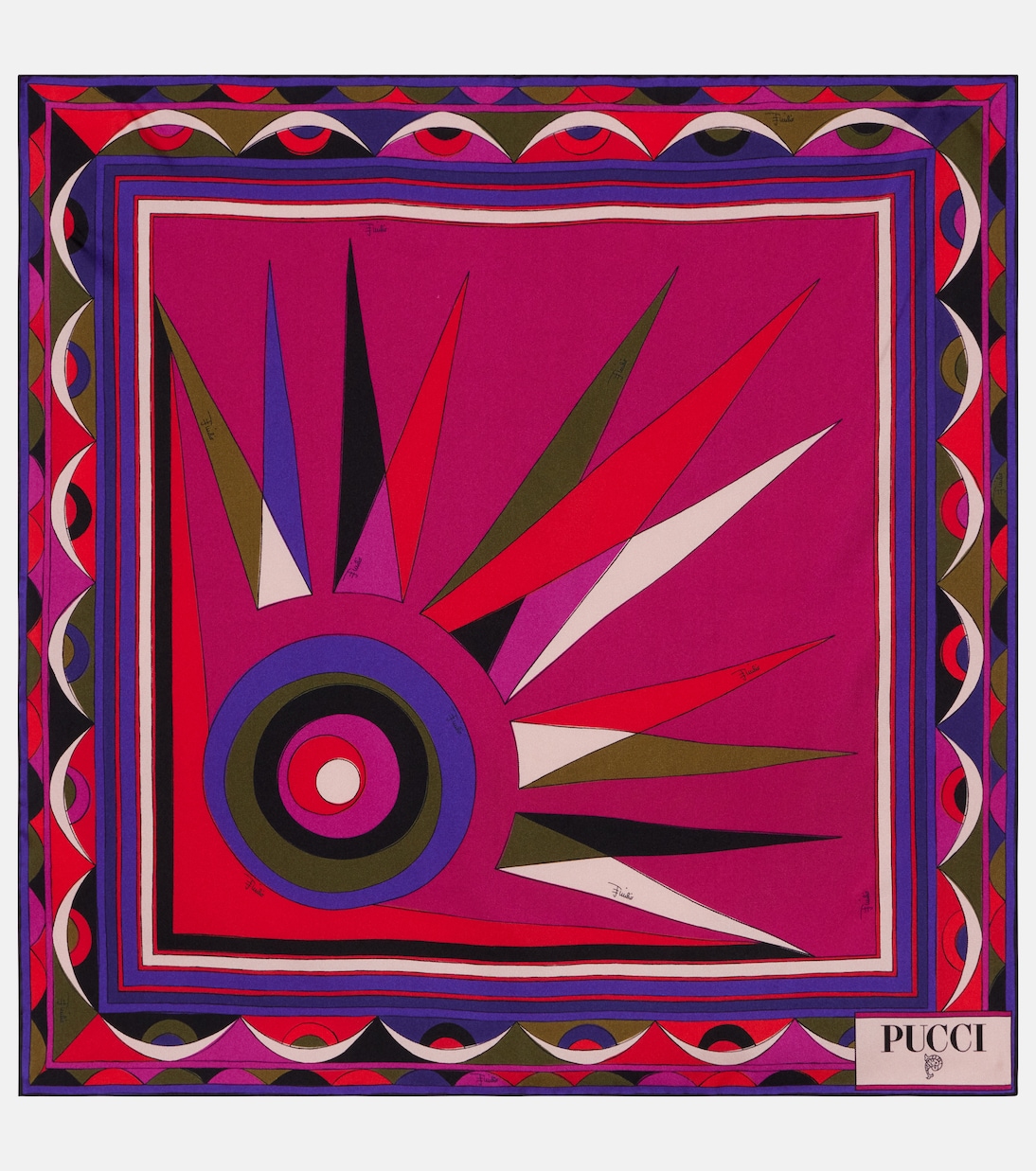 Sciarpa Hawaii in twill di seta | Pucci