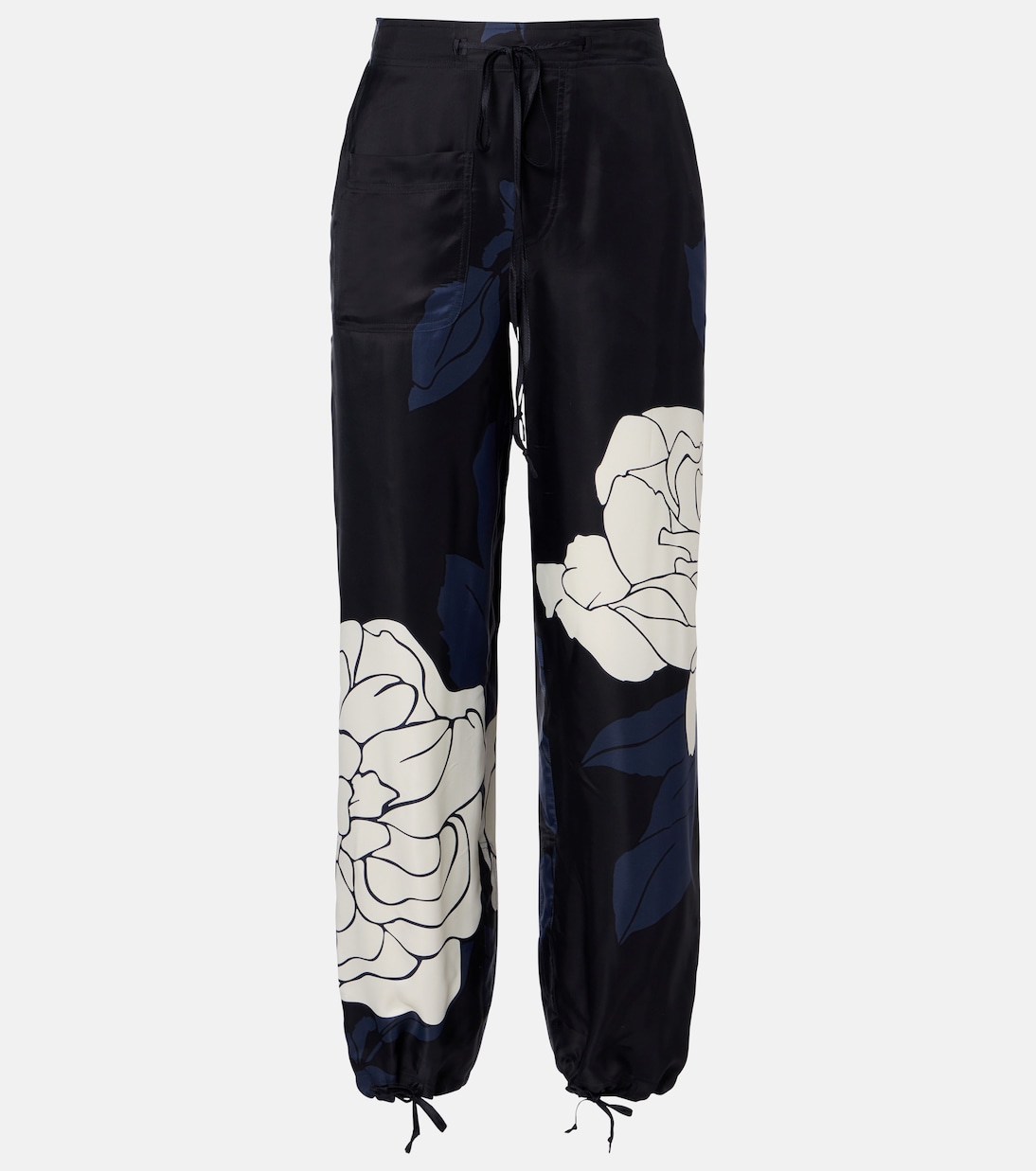 Floral twill cargo pants | Victoria Beckham