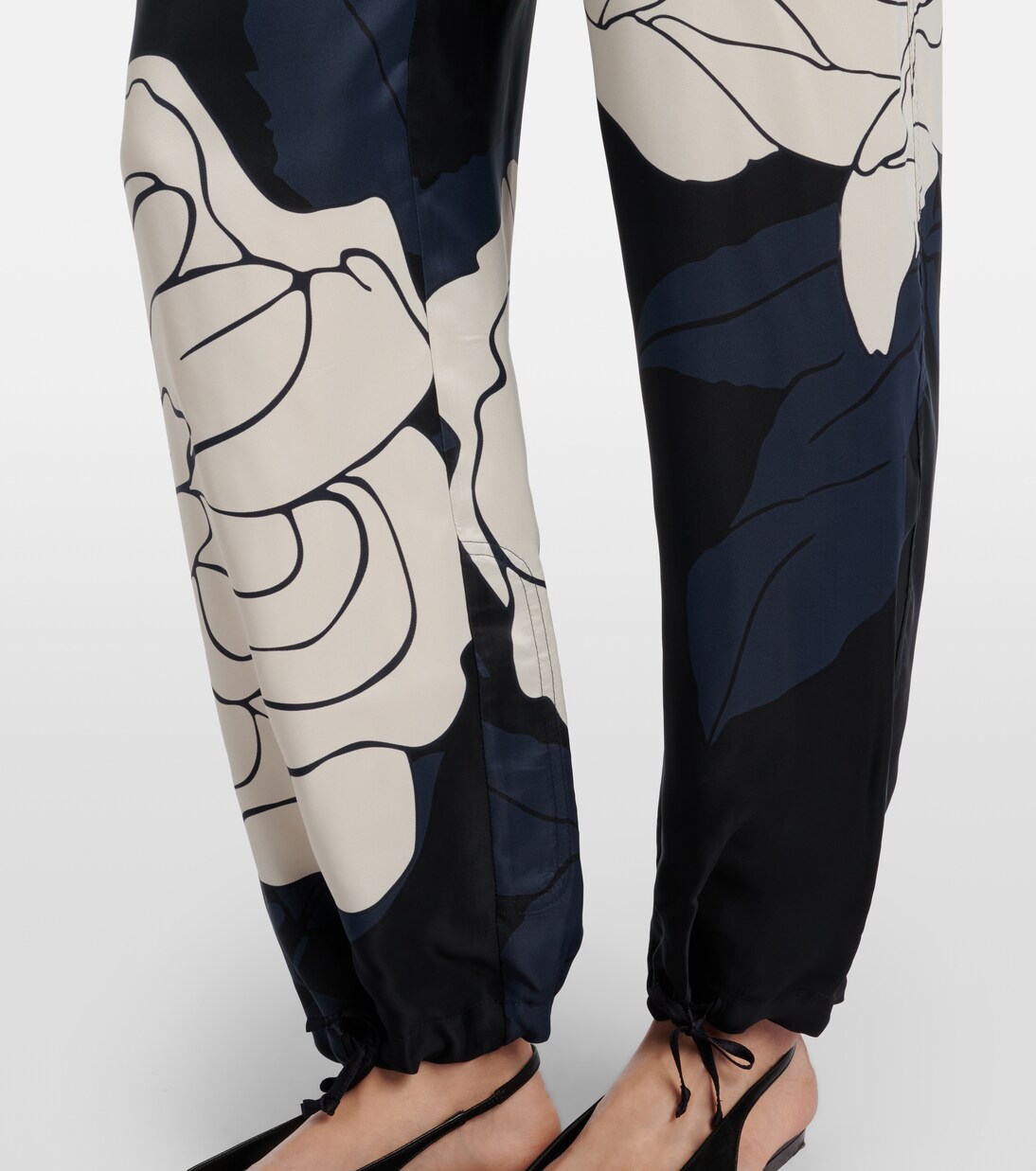 Floral twill cargo pants | Victoria Beckham