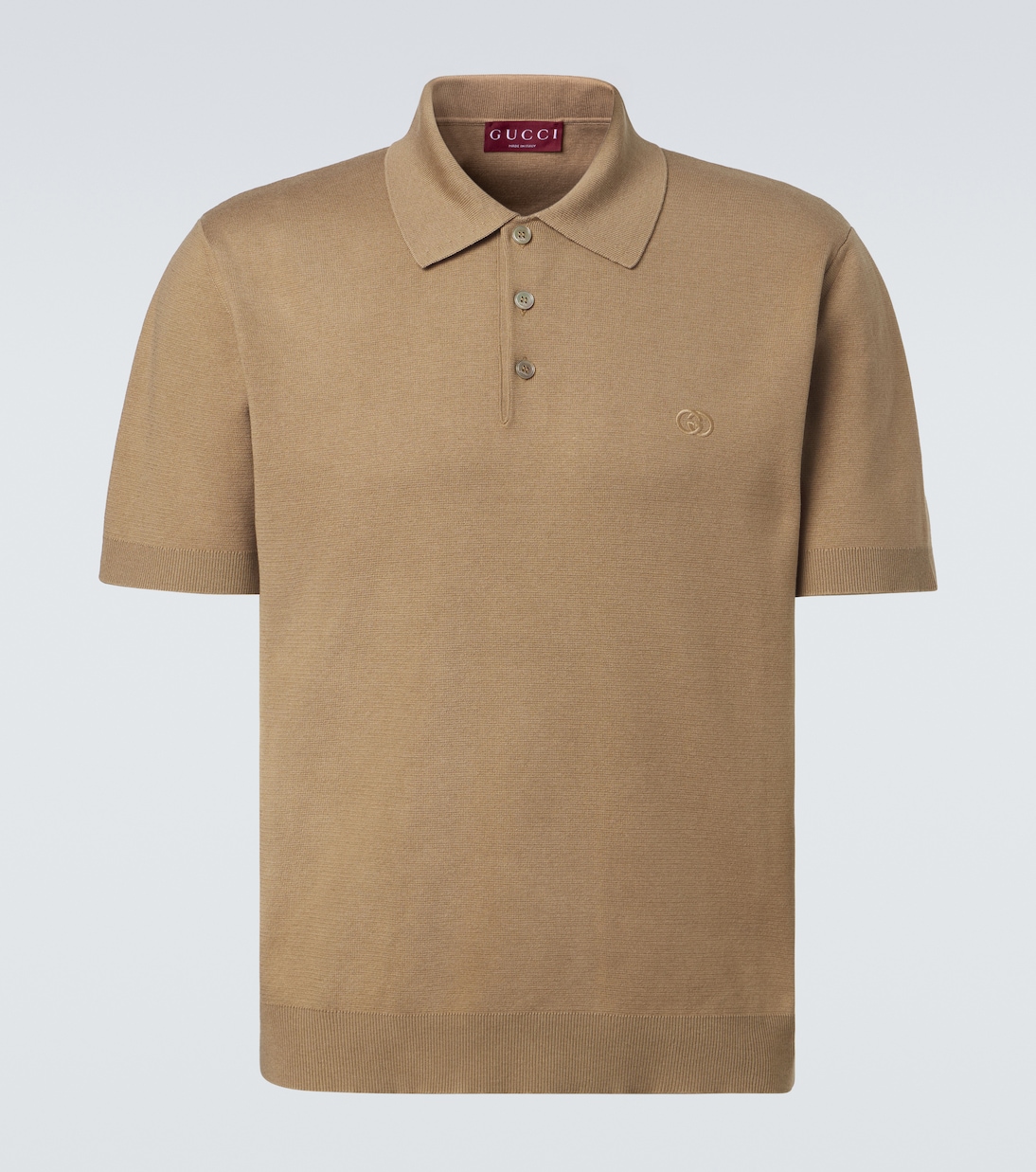 Interlocking G silk and cotton polo shirt | Gucci