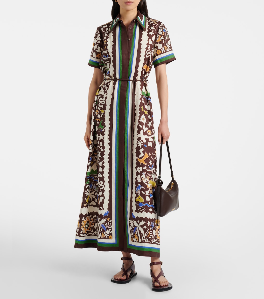 Hemdblusenkleid Maroc aus Leinen | Alémais