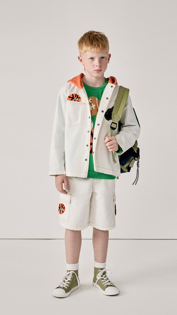 Veste en toile de coton brodée | Stella McCartney Kids