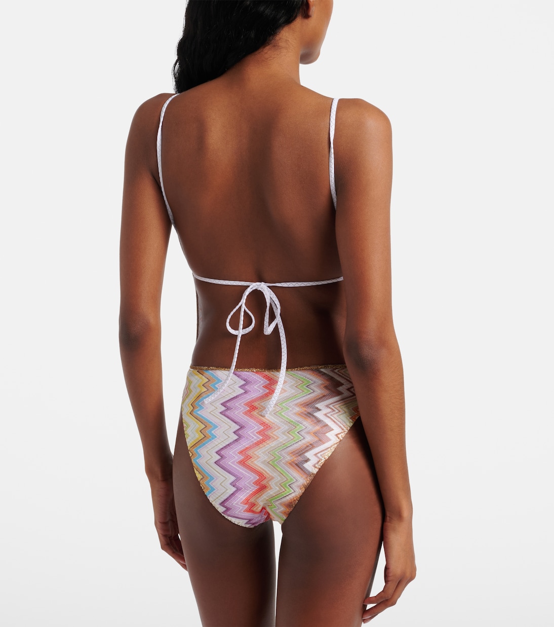 Zigzag open-back swimsuit | Missoni