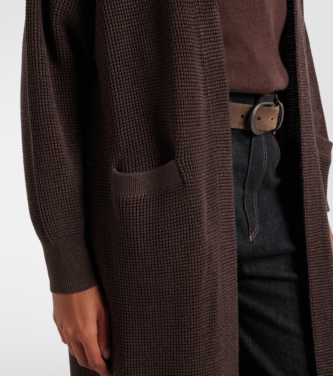 Cardigan en coton mélangé | Brunello Cucinelli