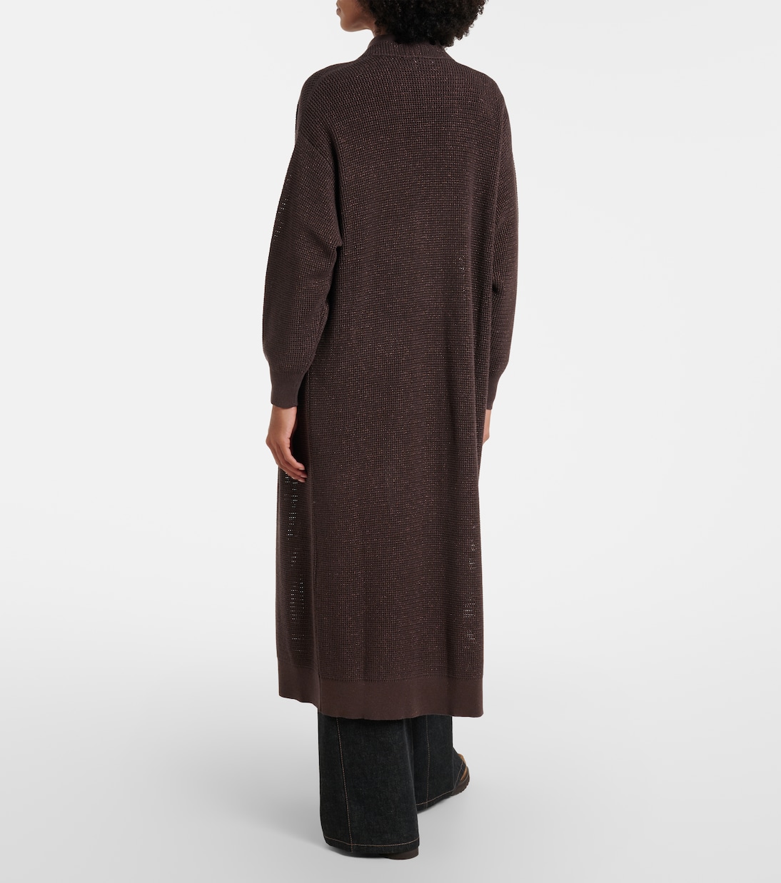 Cardigan en coton mélangé | Brunello Cucinelli