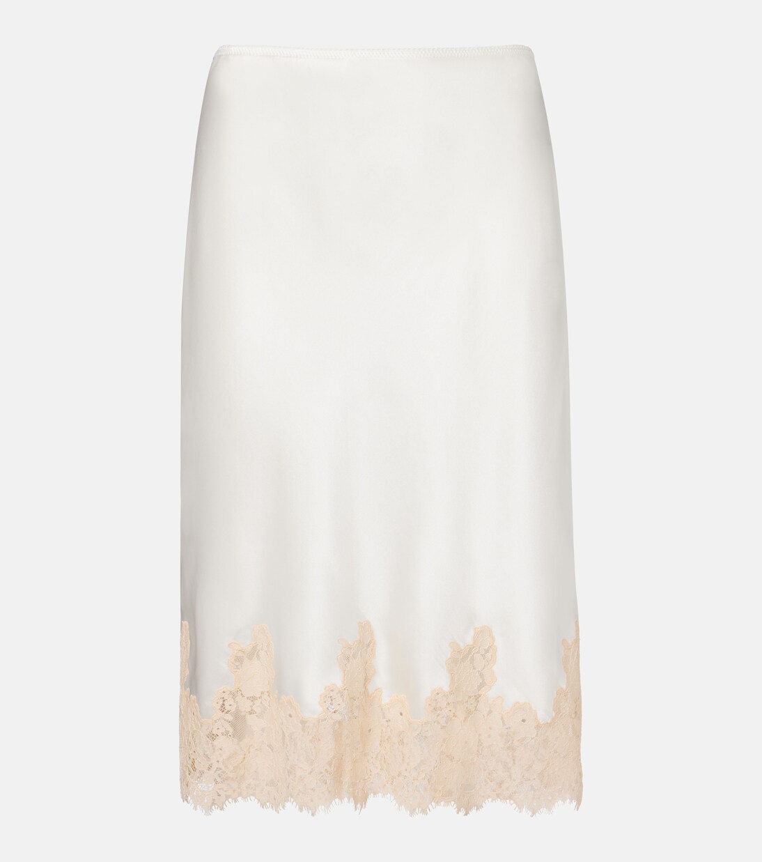 Elowette lace-trimmed silk longuette | Dôen