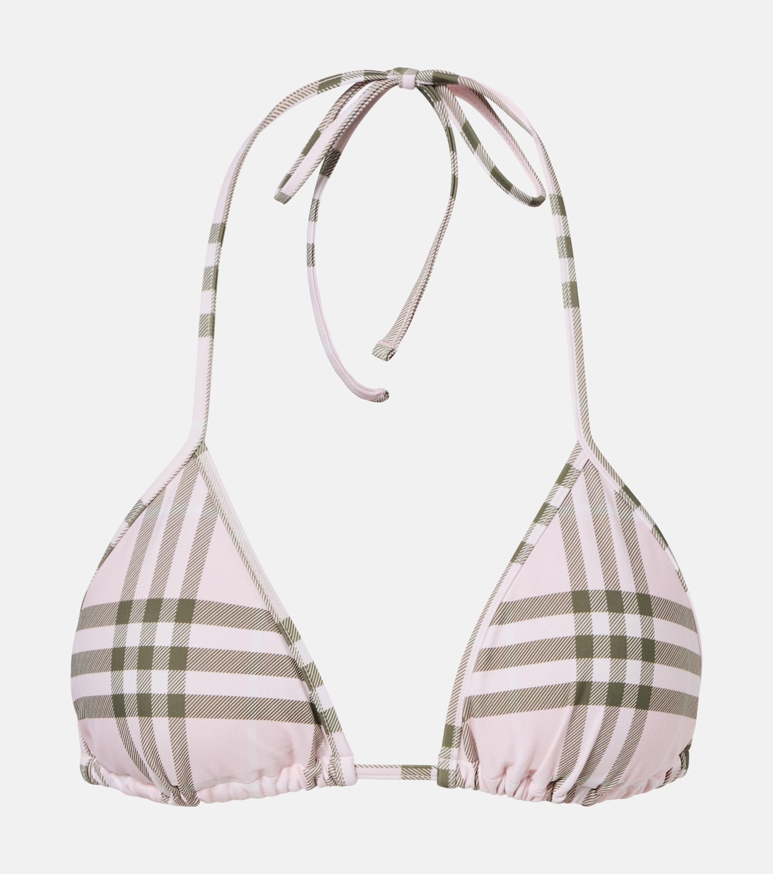 Top de bikini con Burberry Check | Burberry
