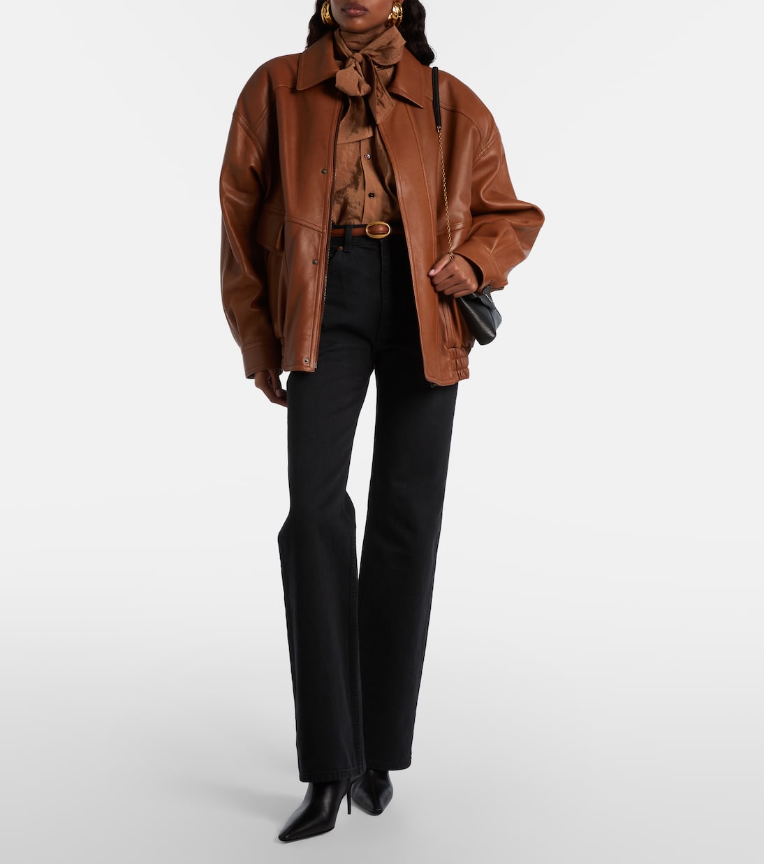 Ashley leather ankle boots | Saint Laurent