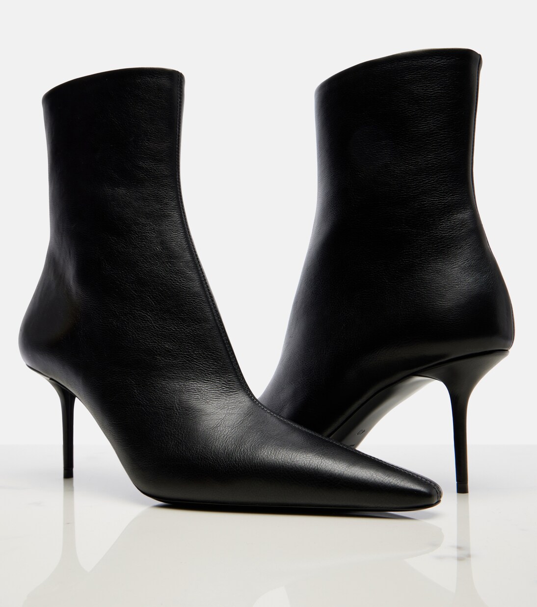 Ashley leather ankle boots | Saint Laurent