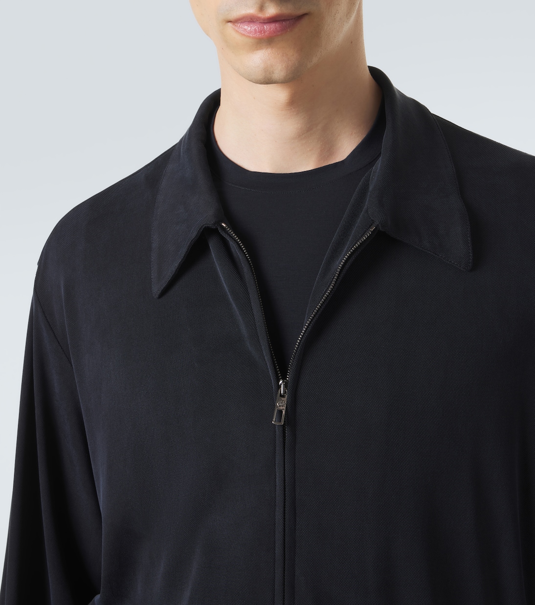 Zip-up blouson jacket | Giorgio Armani