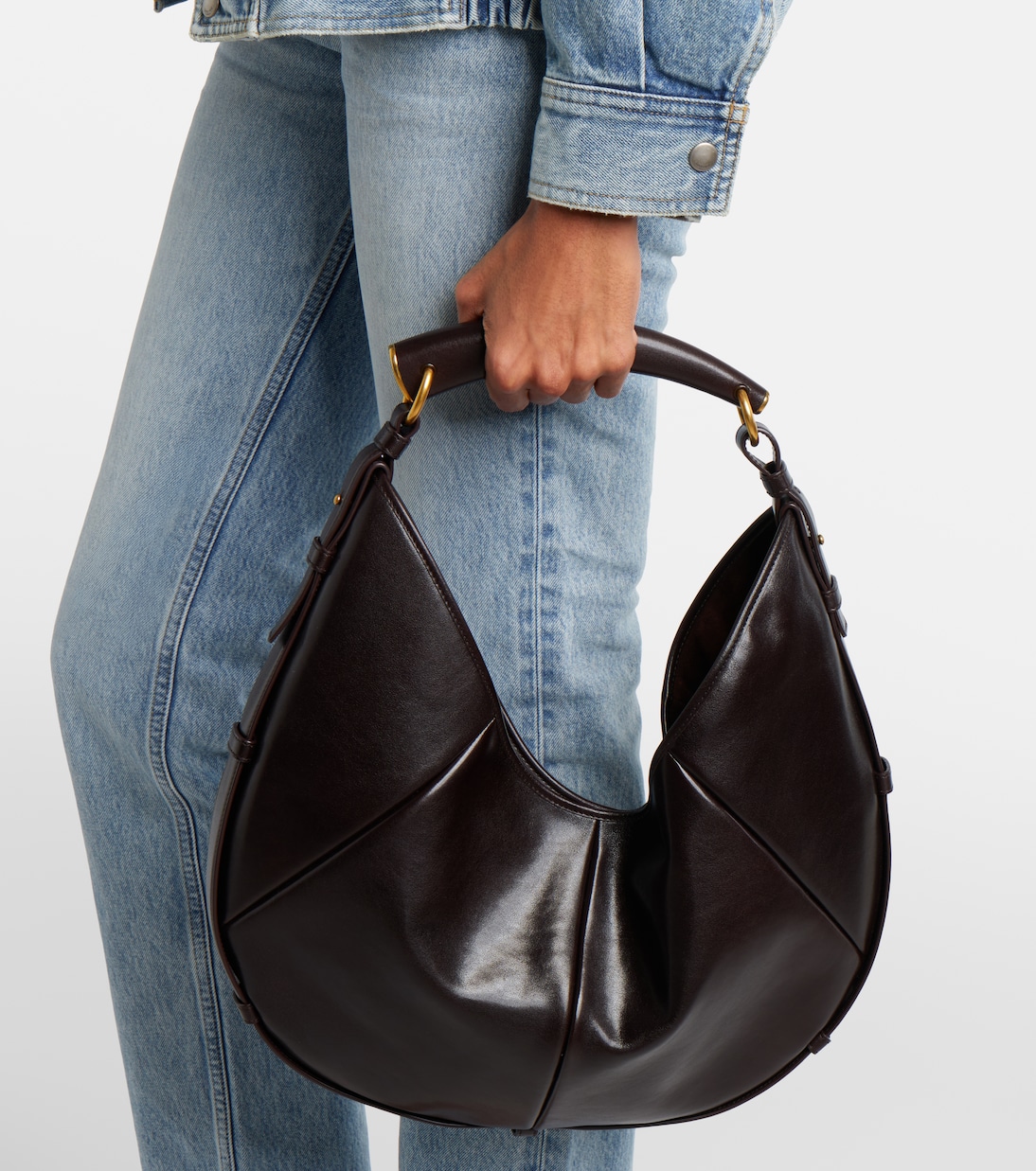 Mombasa Medium leather shoulder bag | Saint Laurent
