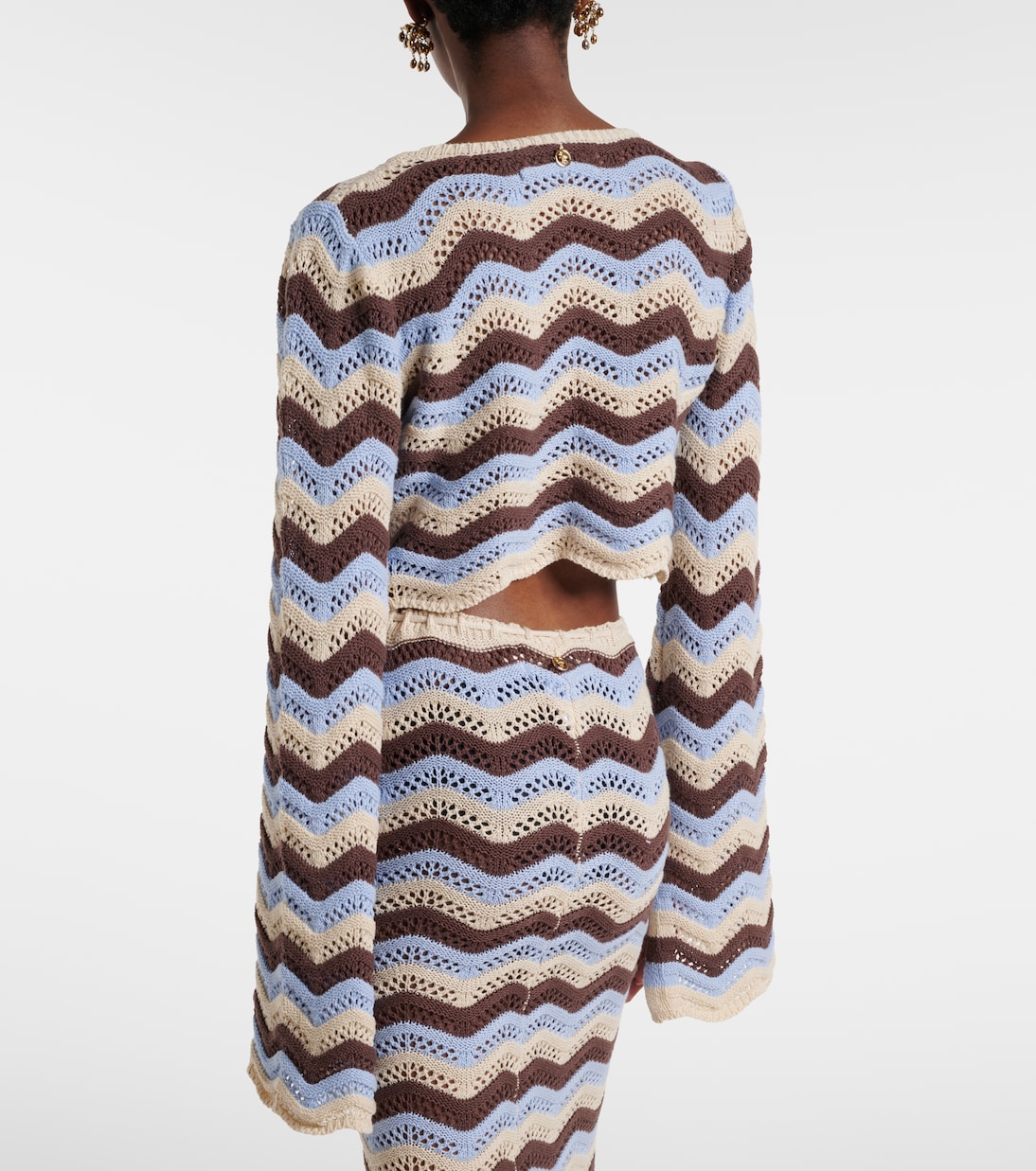 Cropped-Top Miana aus einem Baumwollgemisch | Bananhot