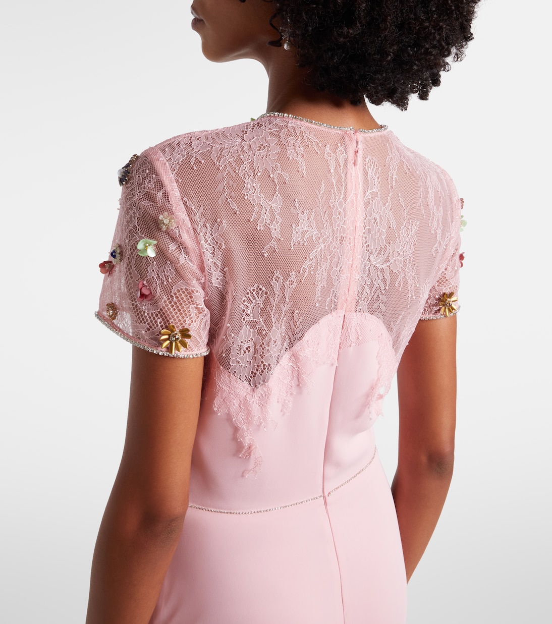 Embellished crêpe gown | Costarellos