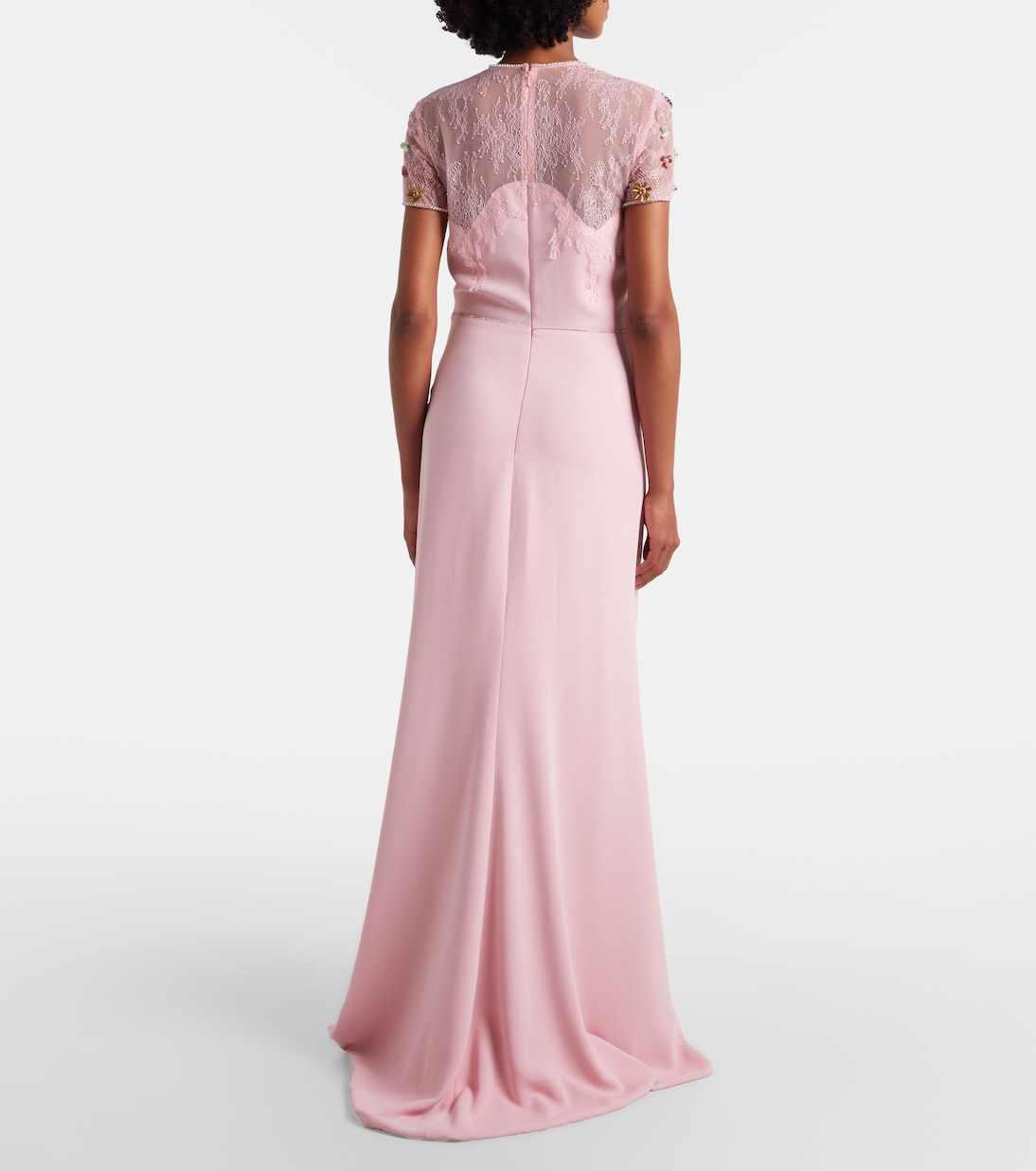 Embellished crêpe gown | Costarellos