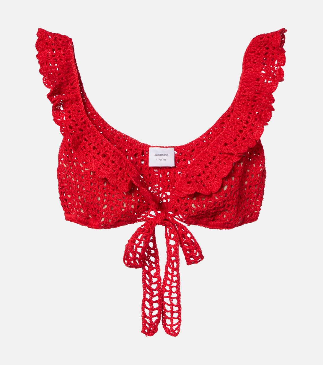 Crochet cotton bra top | Anna Kosturova