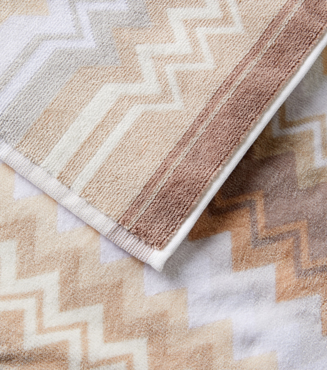 Giacomo Zigzag cotton terry bath mat | Missoni