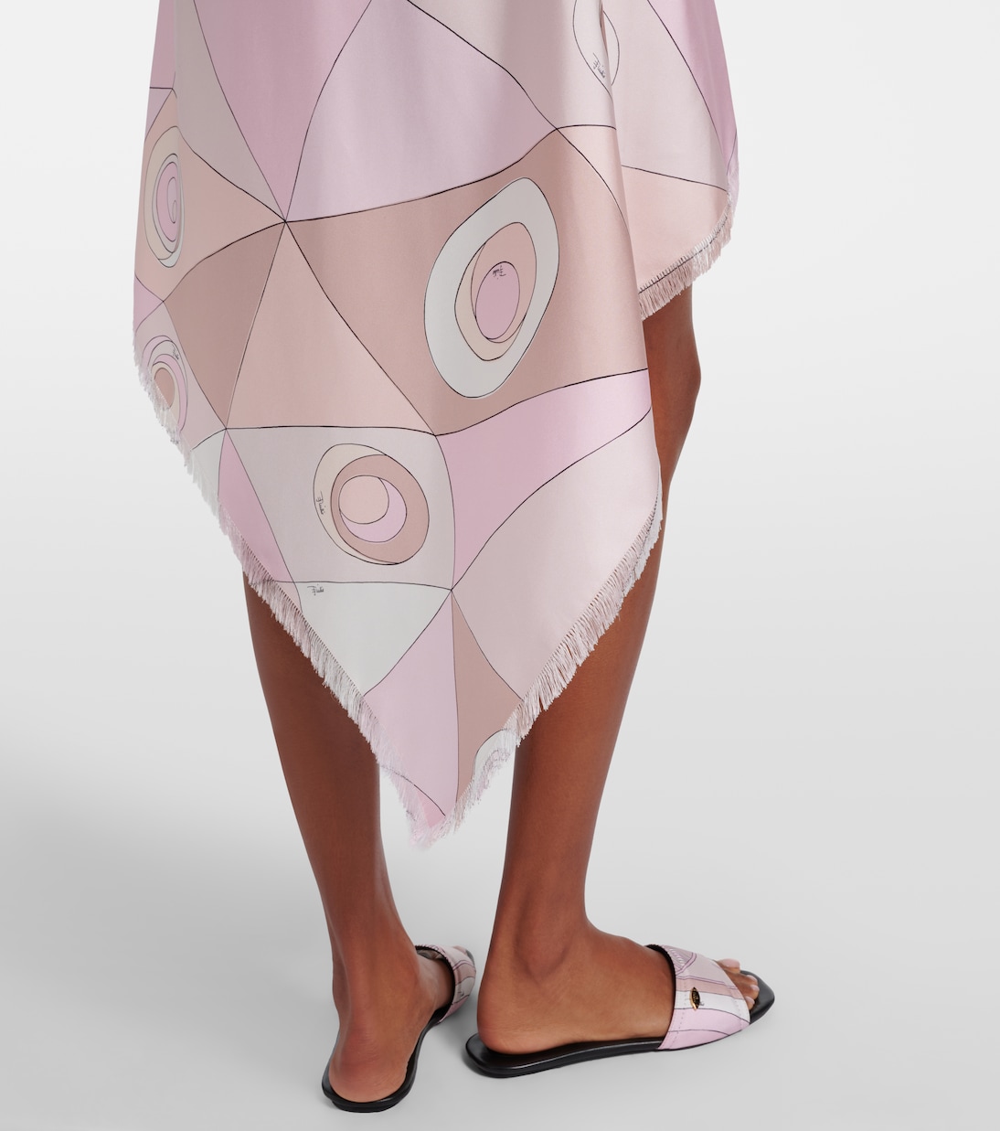 Occhi silk twill midi skirt | Pucci