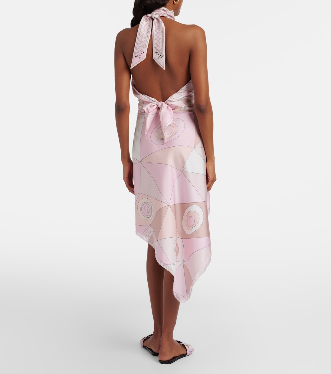 Occhi silk twill midi skirt | Pucci