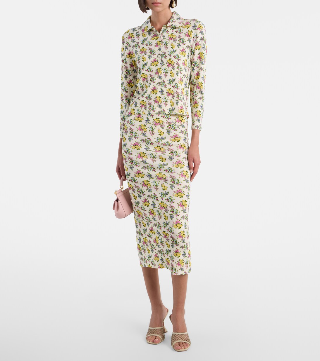 Lupita leather-trimmed sandals | Amina Muaddi