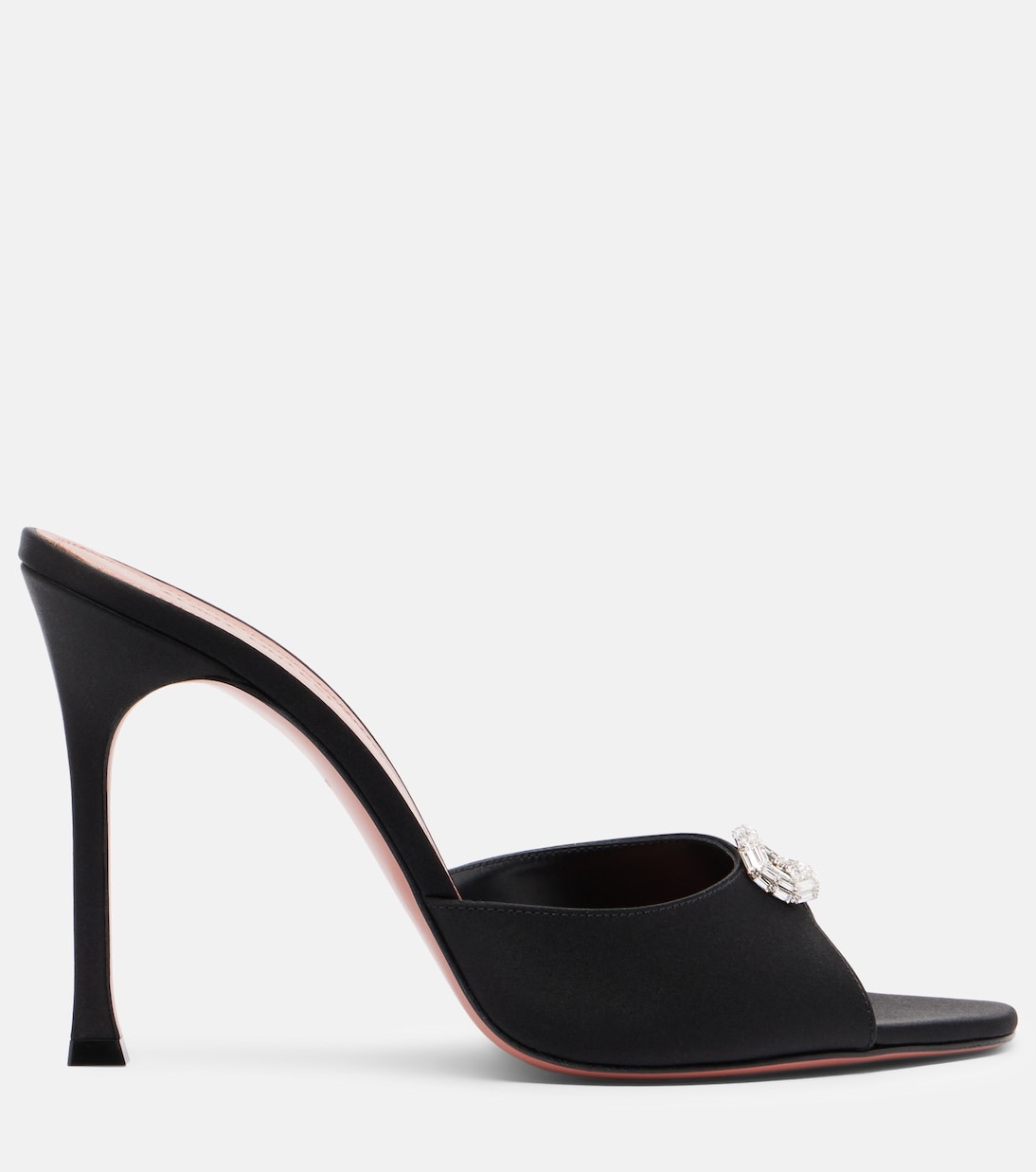 Camelia embellished satin mules | Amina Muaddi