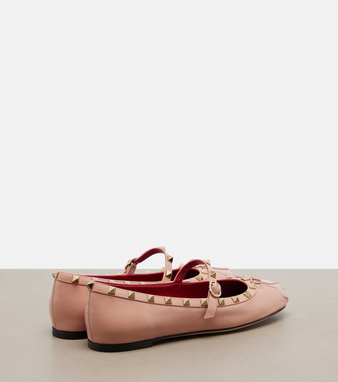 Bailarinas Rockstud Mary Jane de piel | Valentino Garavani