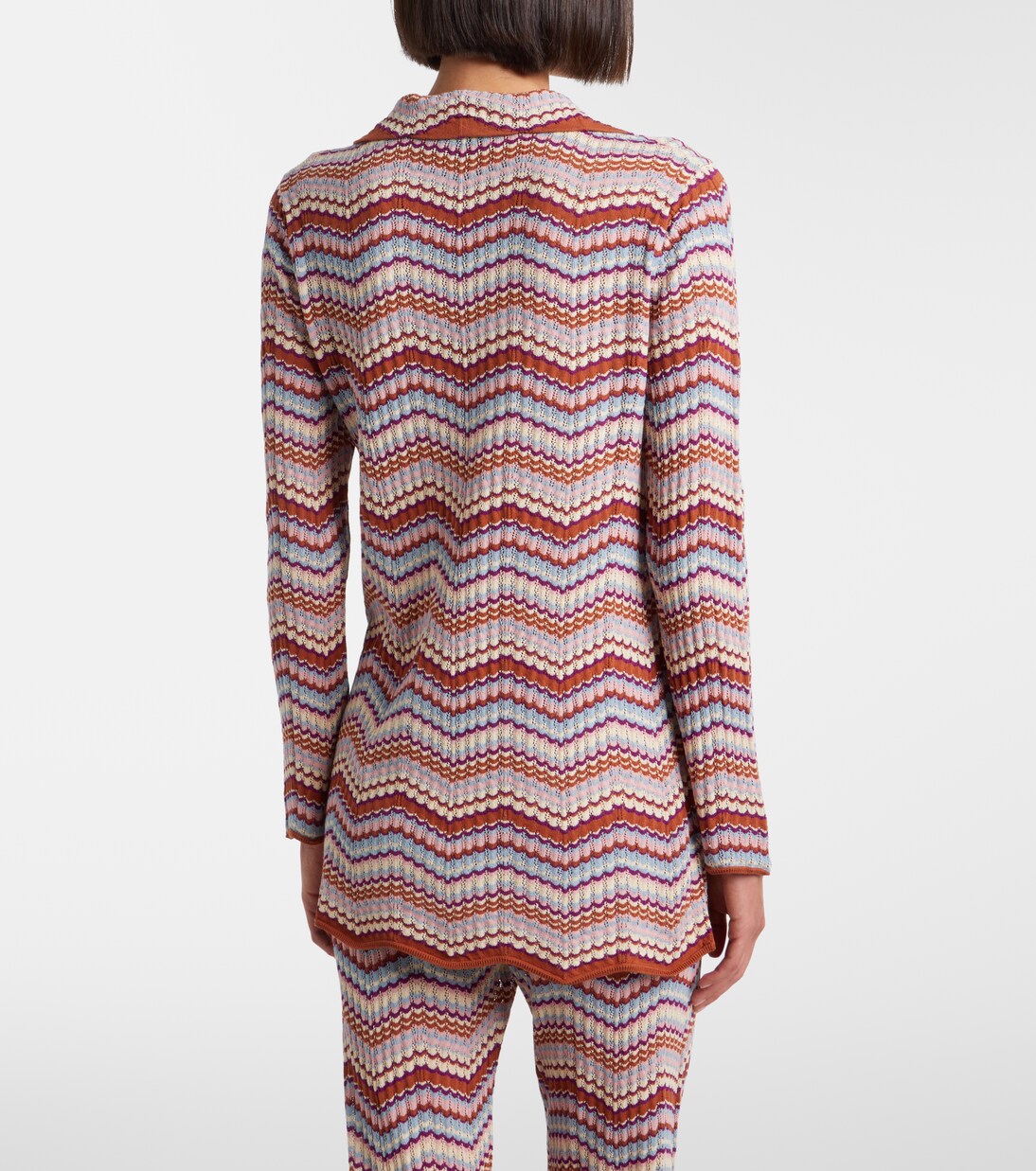 Brody chevron cotton top | Rixo