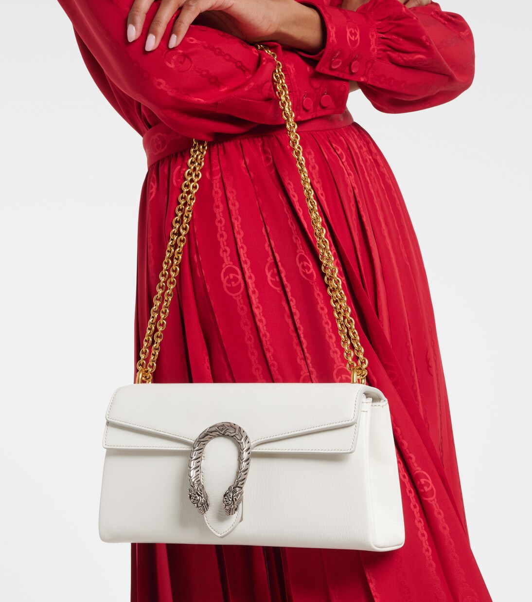 Dyonisus Medium leather shoulder bag | Gucci