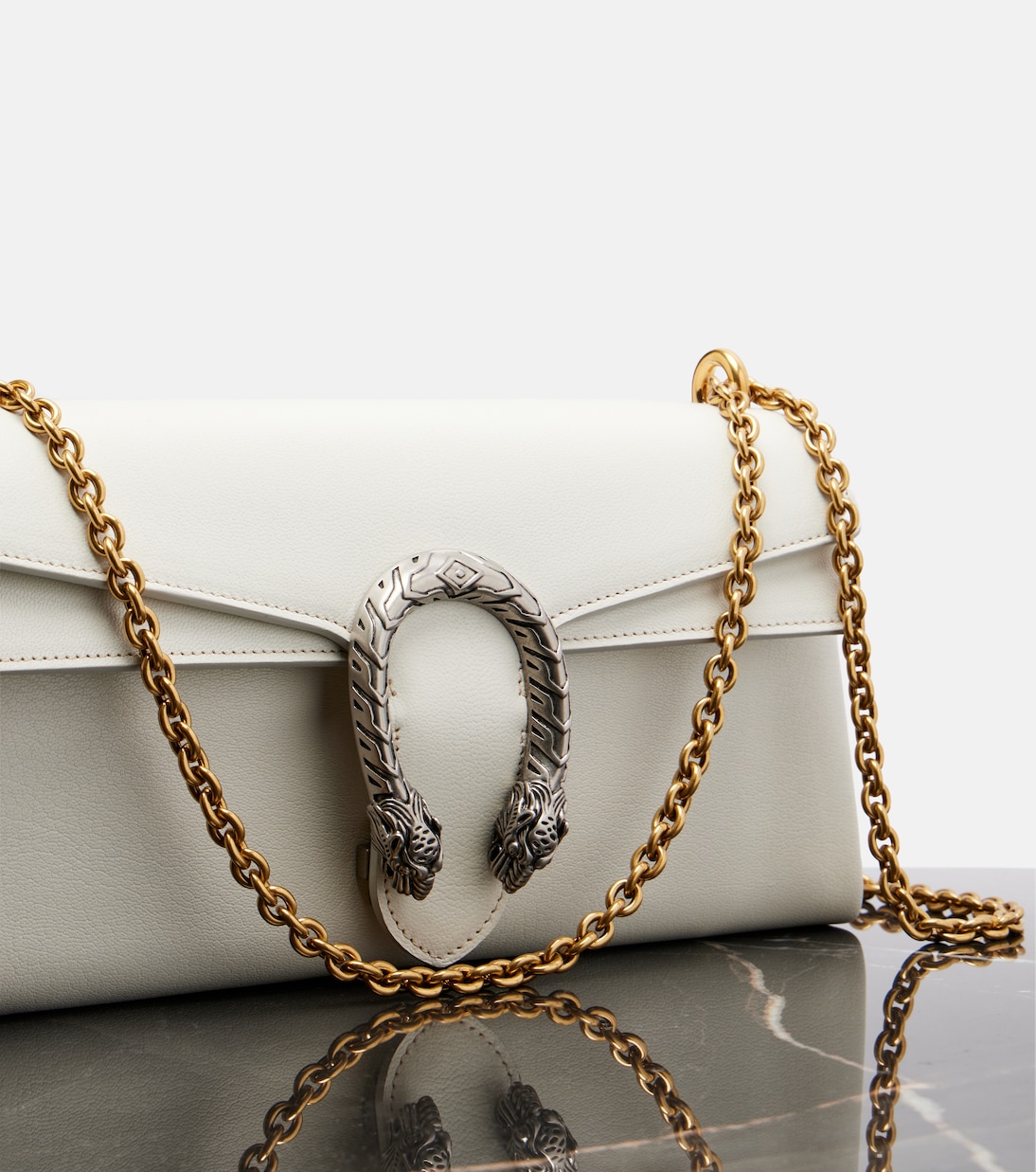 Dyonisus Medium leather shoulder bag | Gucci