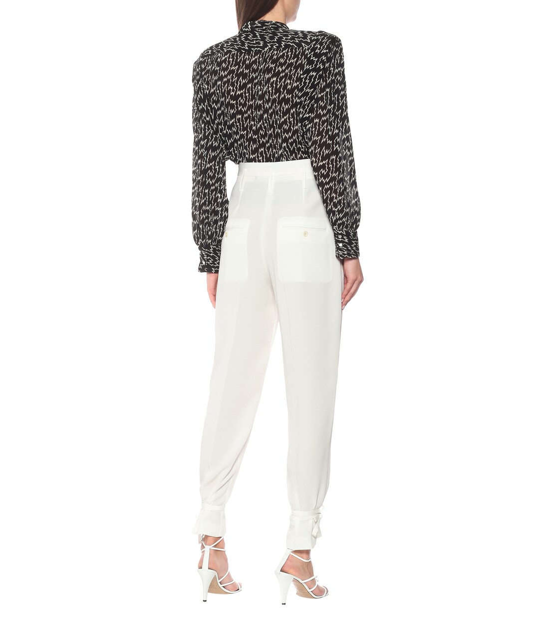 Pantalon carotte Racomi en crêpe | Isabel Marant