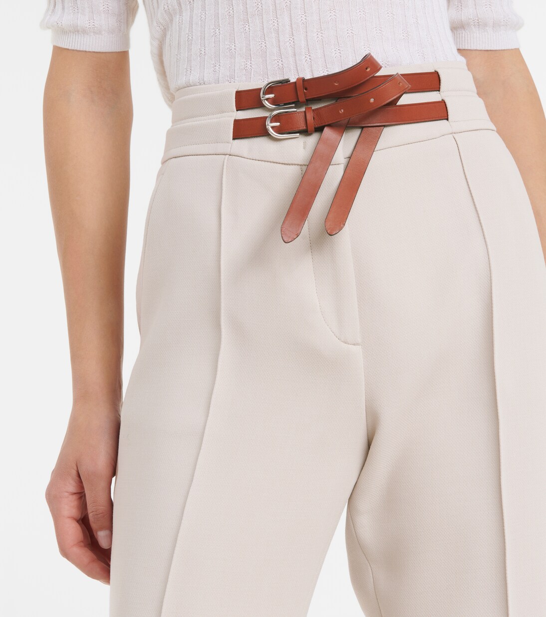 Pantalon Perez à taille haute en laine | Gabriela Hearst