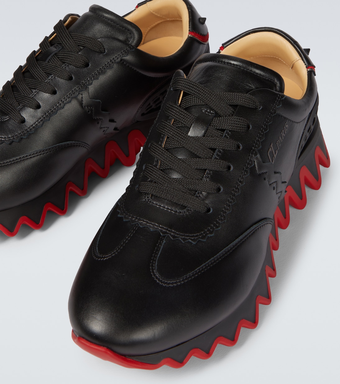 Loubishark leather sneakers | Christian Louboutin