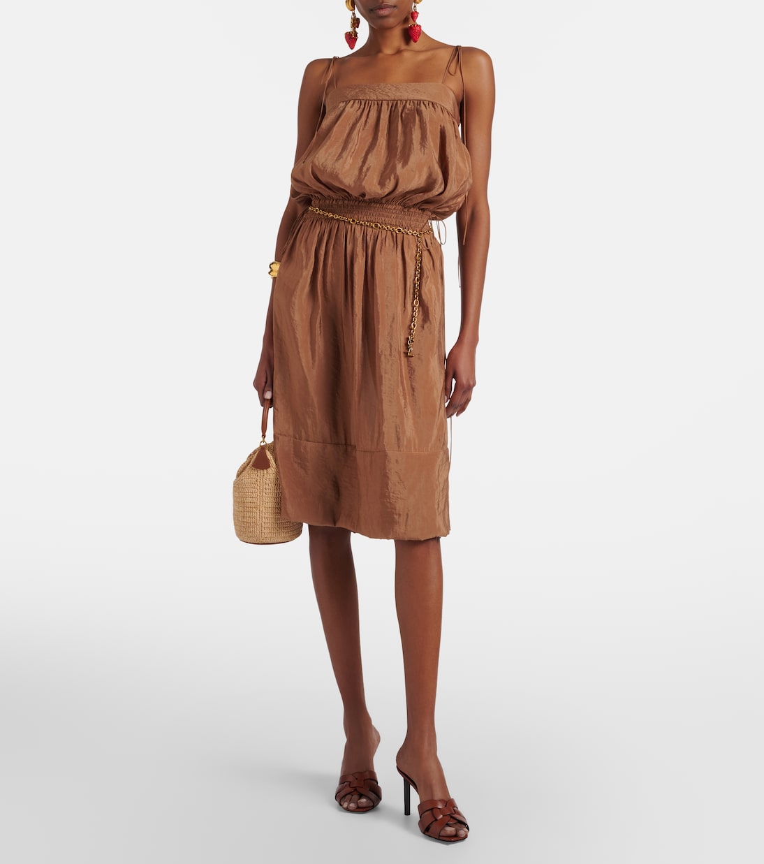 Pantoletten Tribute 85 aus Leder | Saint Laurent