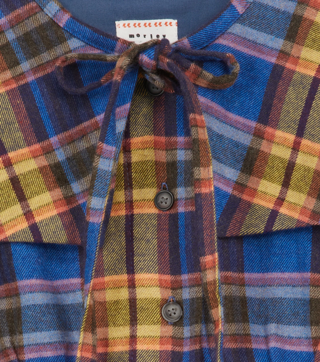 Robe Odille Melton en coton à carreaux | Morley