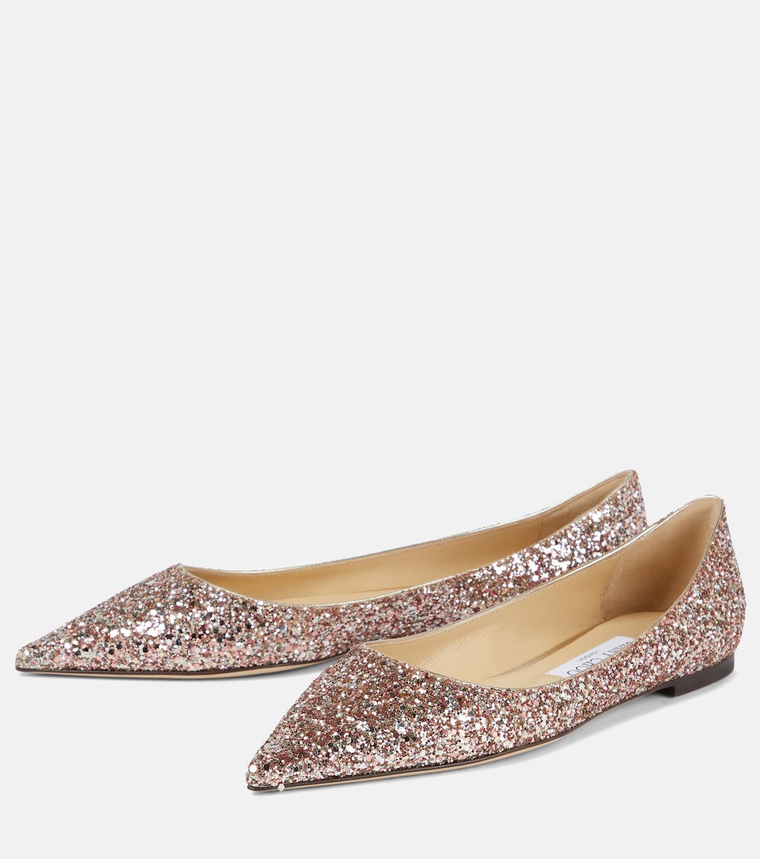Love glitter ballet flats | Jimmy Choo