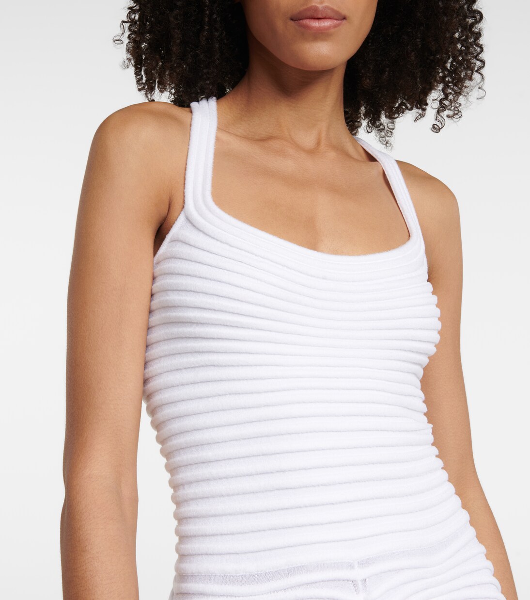 Minikleid aus Rippstrick | Alaïa