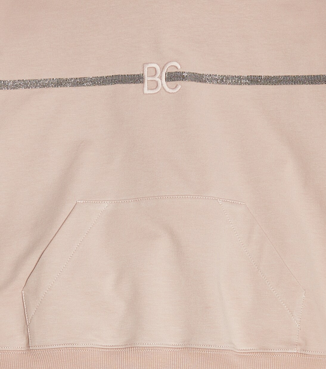 Embellished cotton hoodie | Brunello Cucinelli Kids