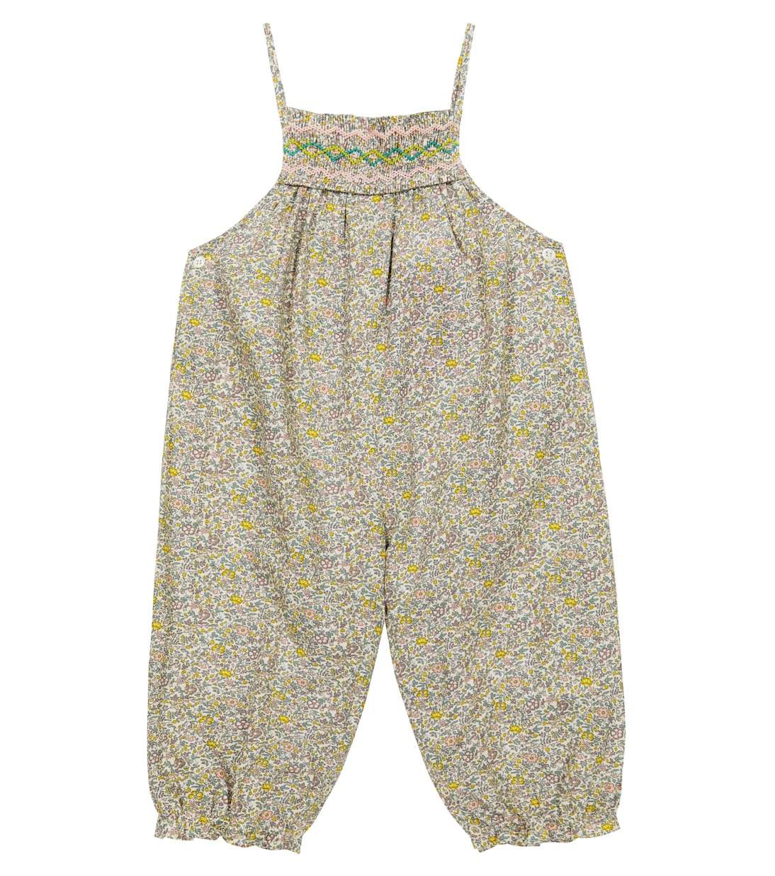 Baby Lilisy floral cotton jumpsuit | Bonpoint