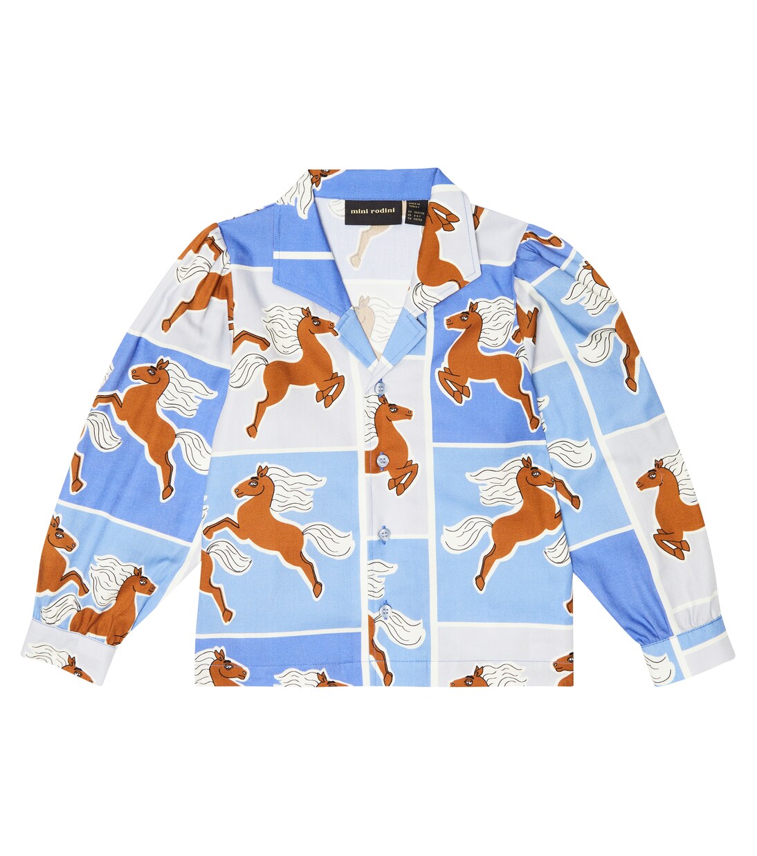 Printed cotton shirt | Mini Rodini