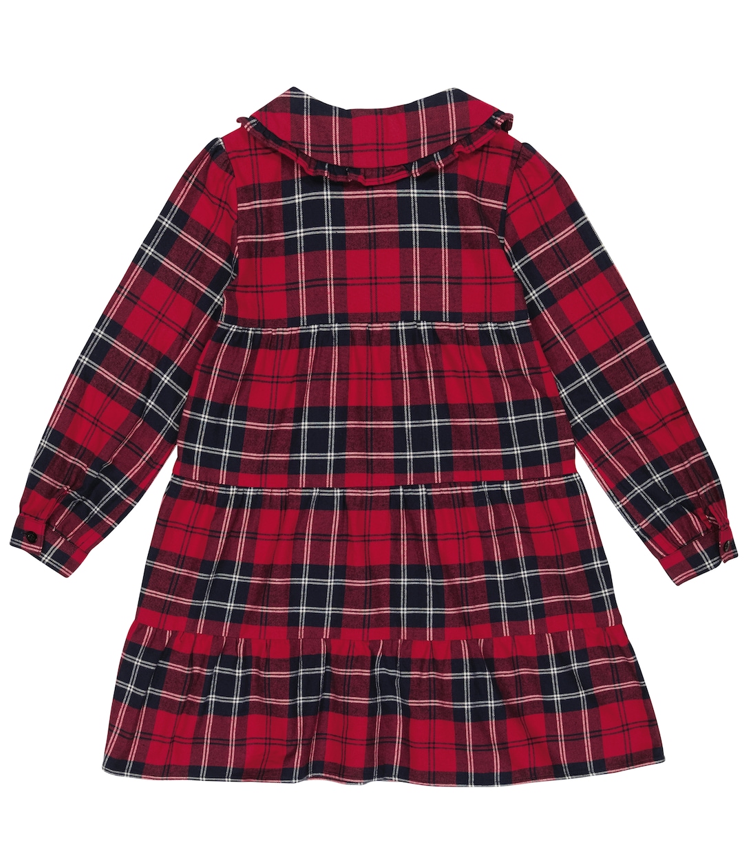 Checked cotton dress | BAPE Kids