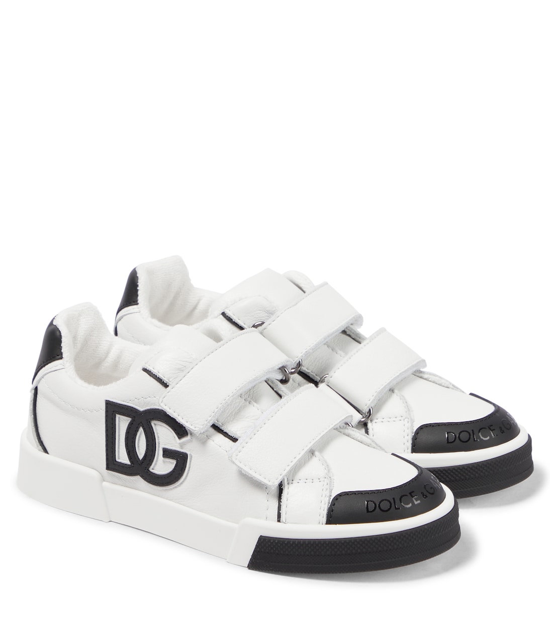 Logo leather sneakers | Dolce&Gabbana Kids