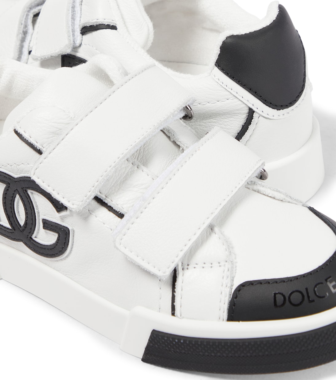 Logo leather sneakers | Dolce&Gabbana Kids