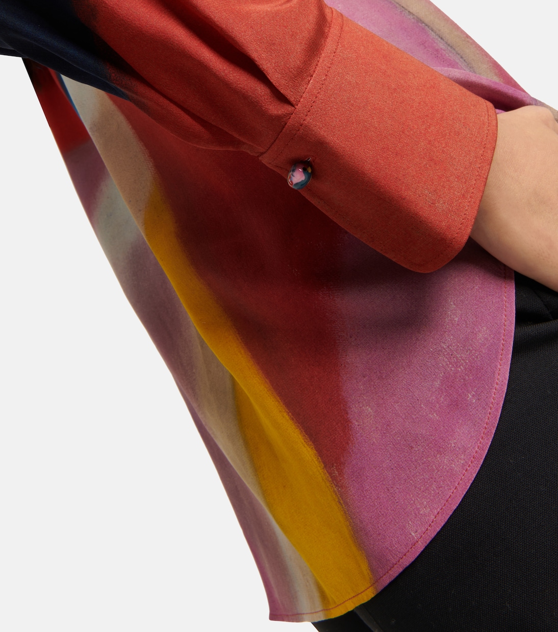 Printed silk crêpe de chine shirt | Chloé