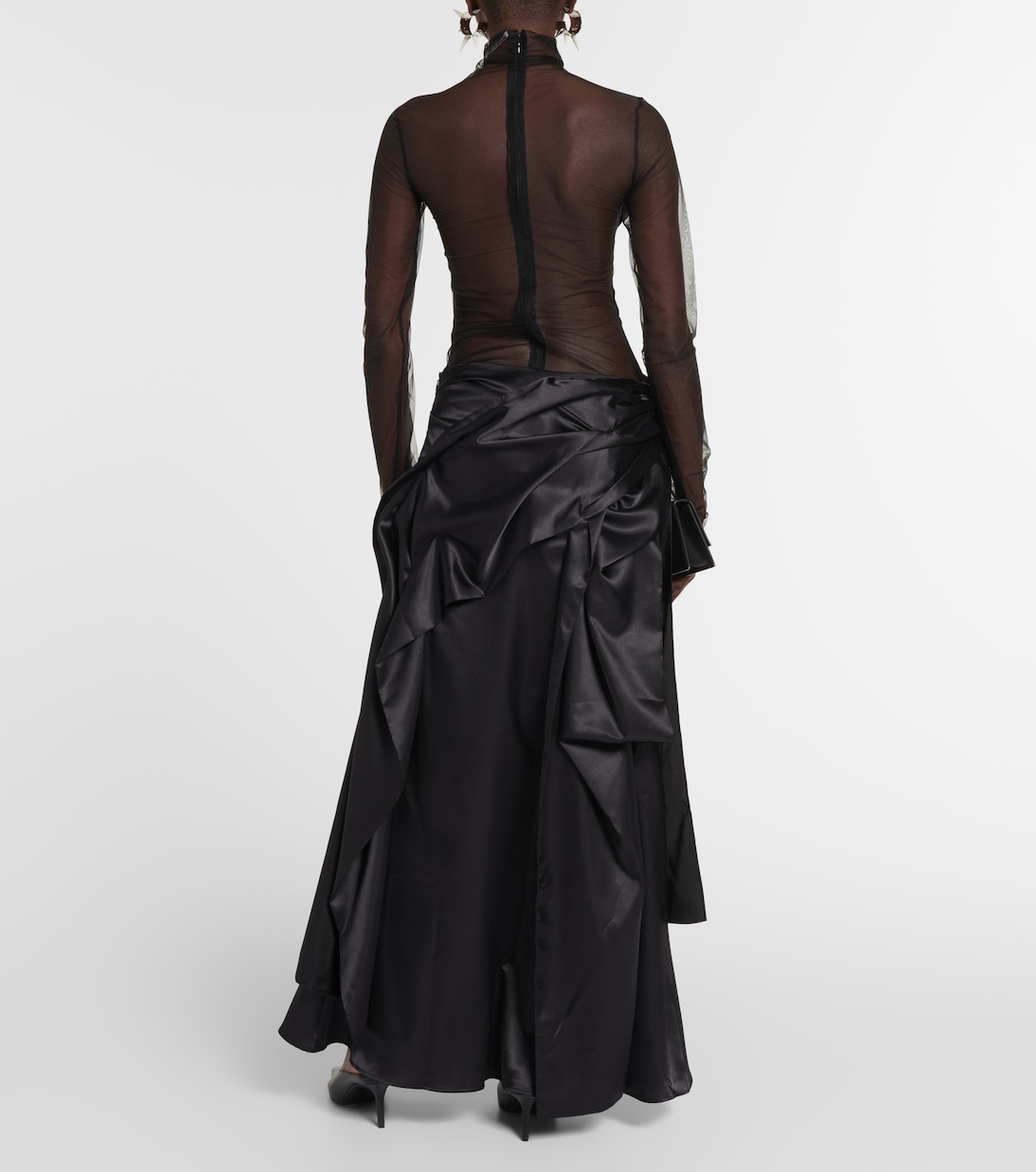 Jupe longue en satin | Acne Studios